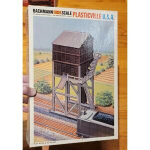 Bachmann 027 Scale Plasticville #1975 Coaling Station Model Kit Open Box READ